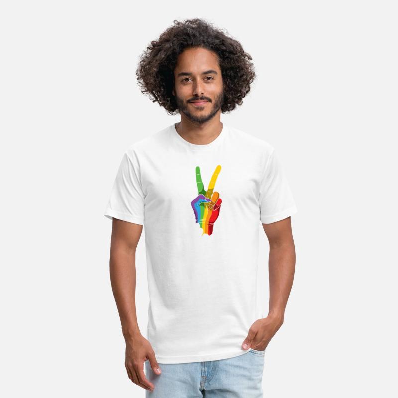 Be Kind LGBTQ Peace Sign Rainbow