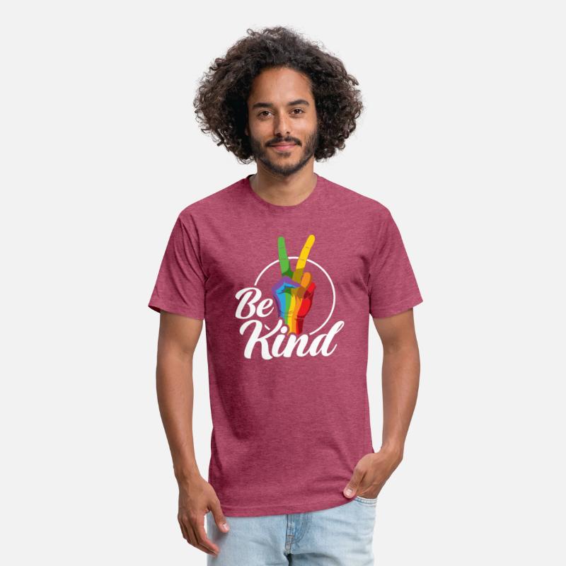 Be Kind LGBTQ Peace Sign Rainbow