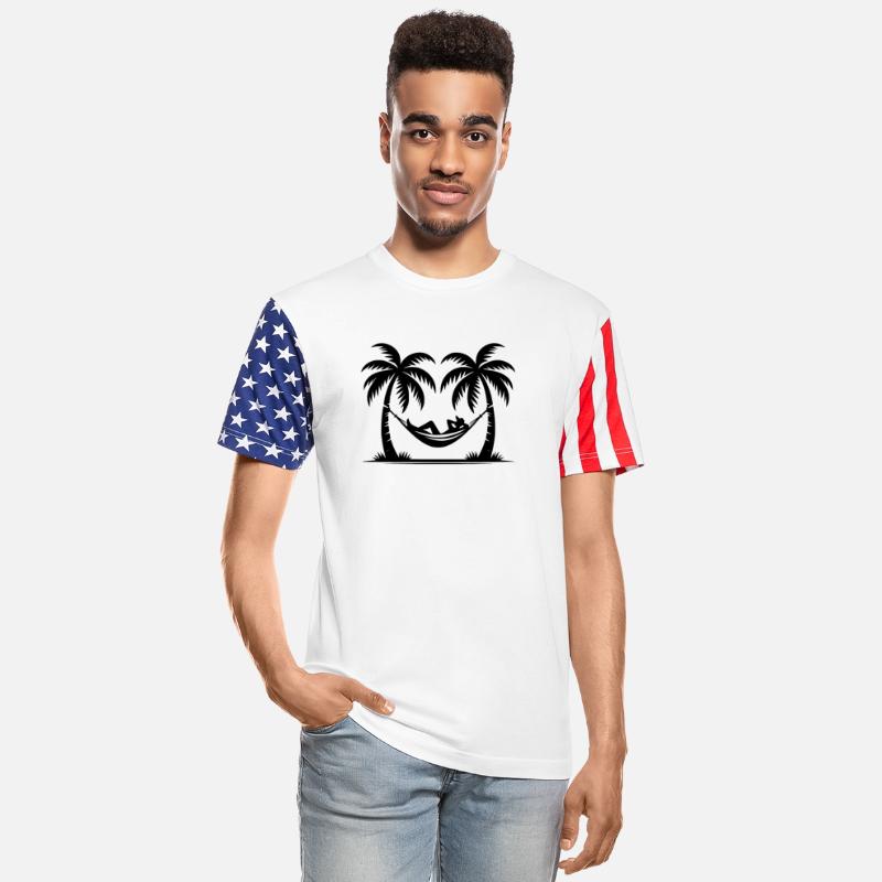 Beach, Vacation And Palm Trees Hammock By The Sea