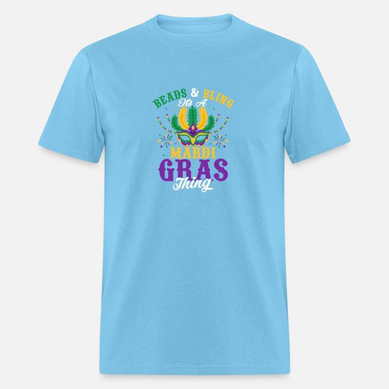 Beads & Bling It's A Mardi Gras Thing Parade Mask