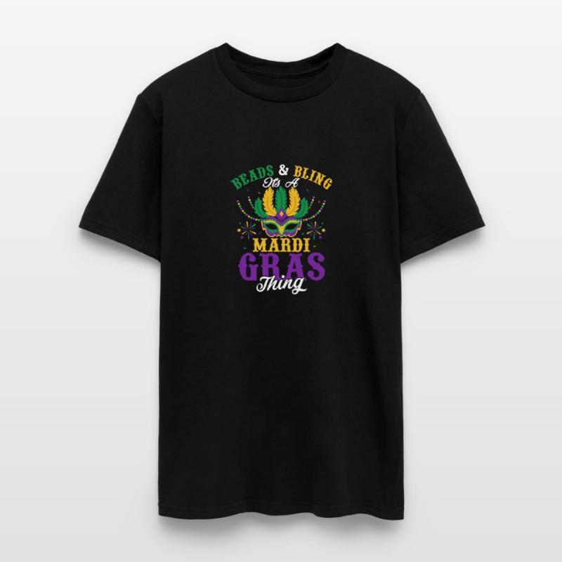 Beads & Bling It's A Mardi Gras Thing Parade Mask