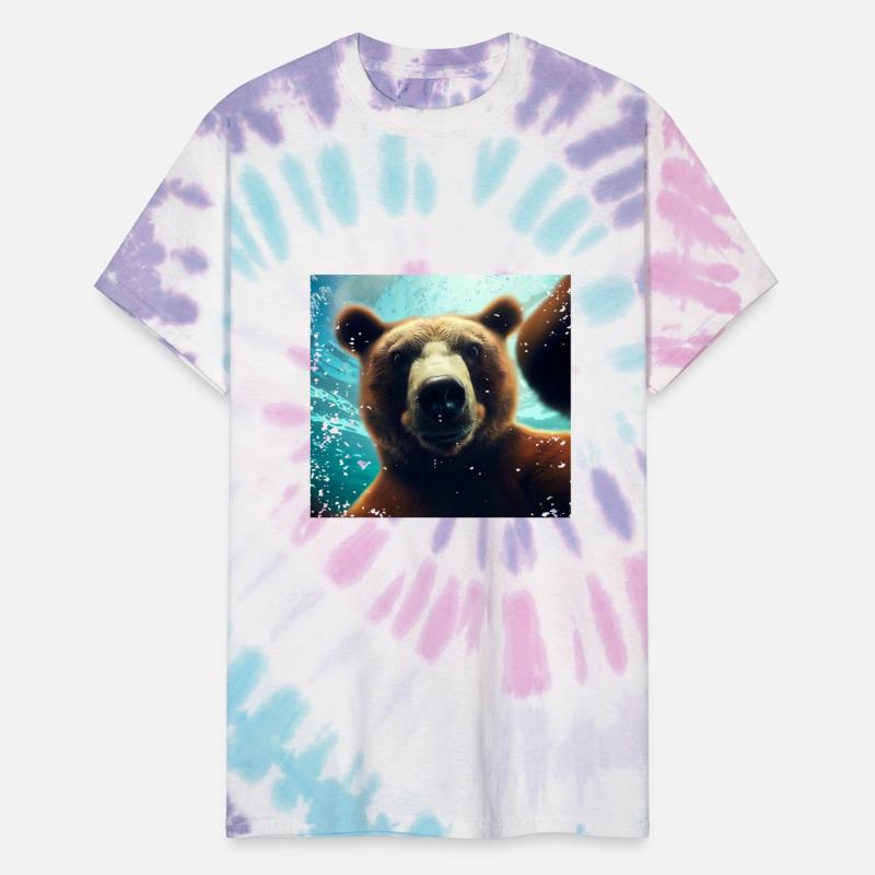 Bear selfie in the underwater kingdom