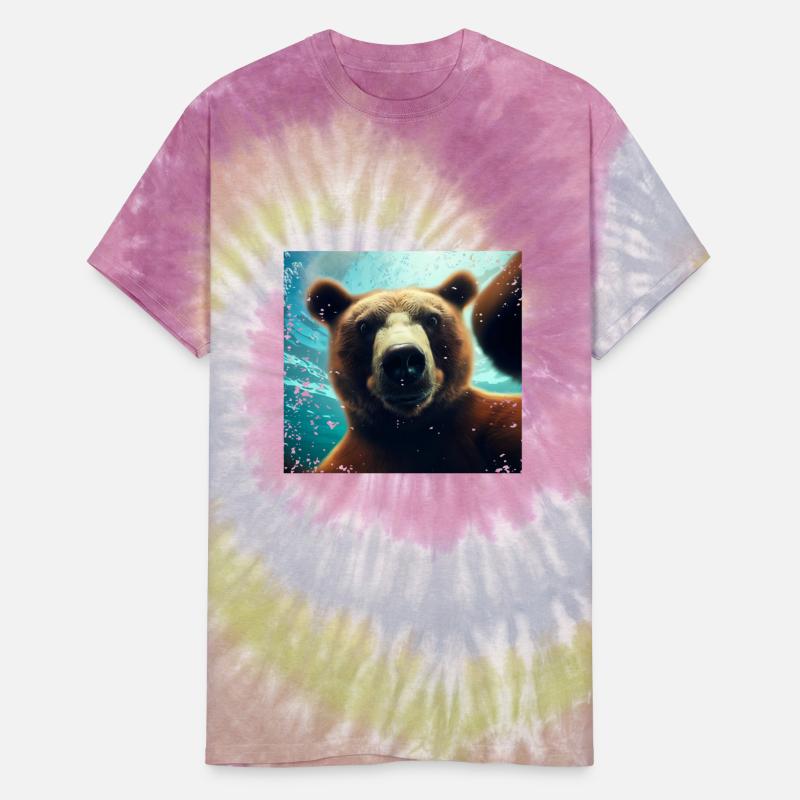 Bear selfie in the underwater kingdom