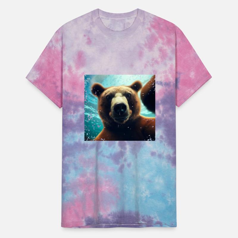 Bear selfie in the underwater kingdom