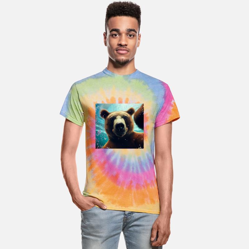 Bear selfie in the underwater kingdom