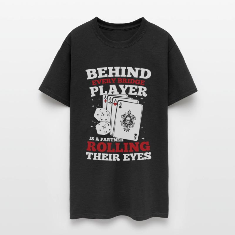 Behind Every Bridge Player Partner Rolling Eyes