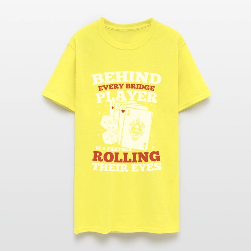 Behind Every Bridge Player Partner Rolling Eyes