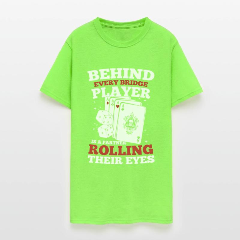 Behind Every Bridge Player Partner Rolling Eyes