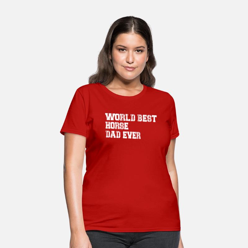 best world best Horse dad ever fathers day funny