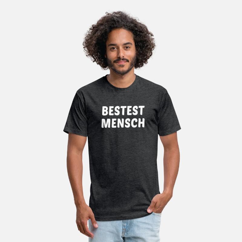 Bestest Mensch - Unisex Best Man Shirt, Deep Track