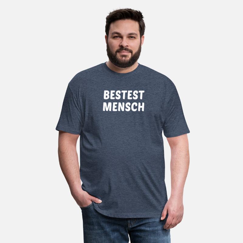 Bestest Mensch - Unisex Best Man Shirt, Deep Track