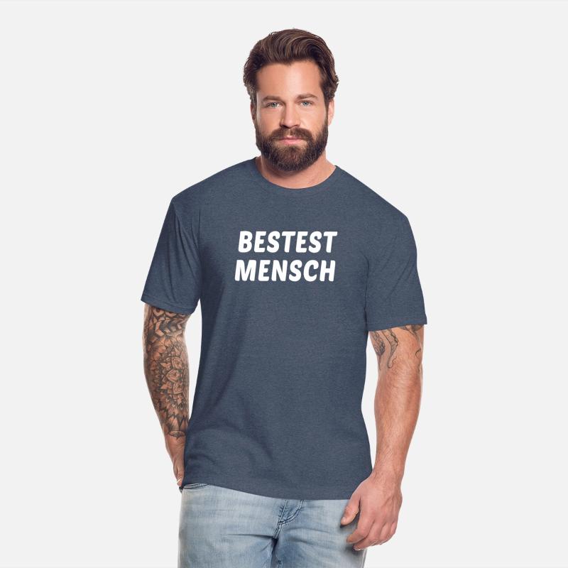 Bestest Mensch - Unisex Best Man Shirt, Deep Track