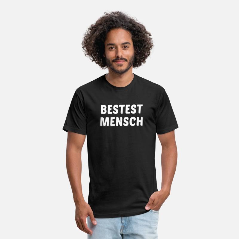 Bestest Mensch - Unisex Best Man Shirt, Deep Track