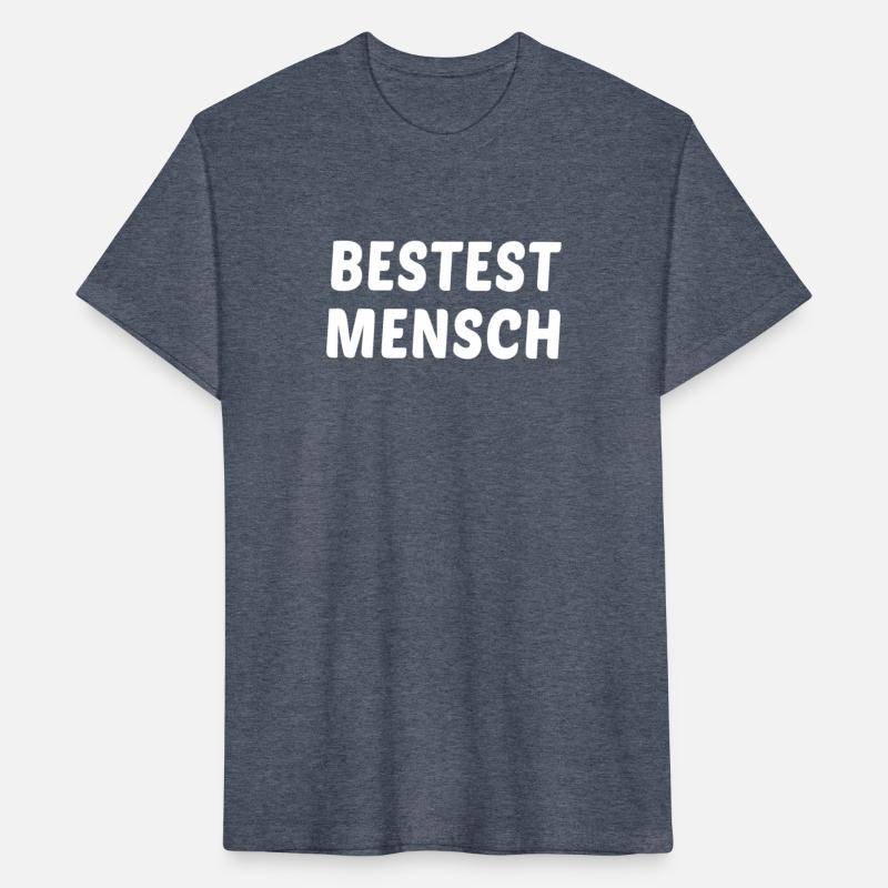 Bestest Mensch - Unisex Best Man Shirt, Deep Track