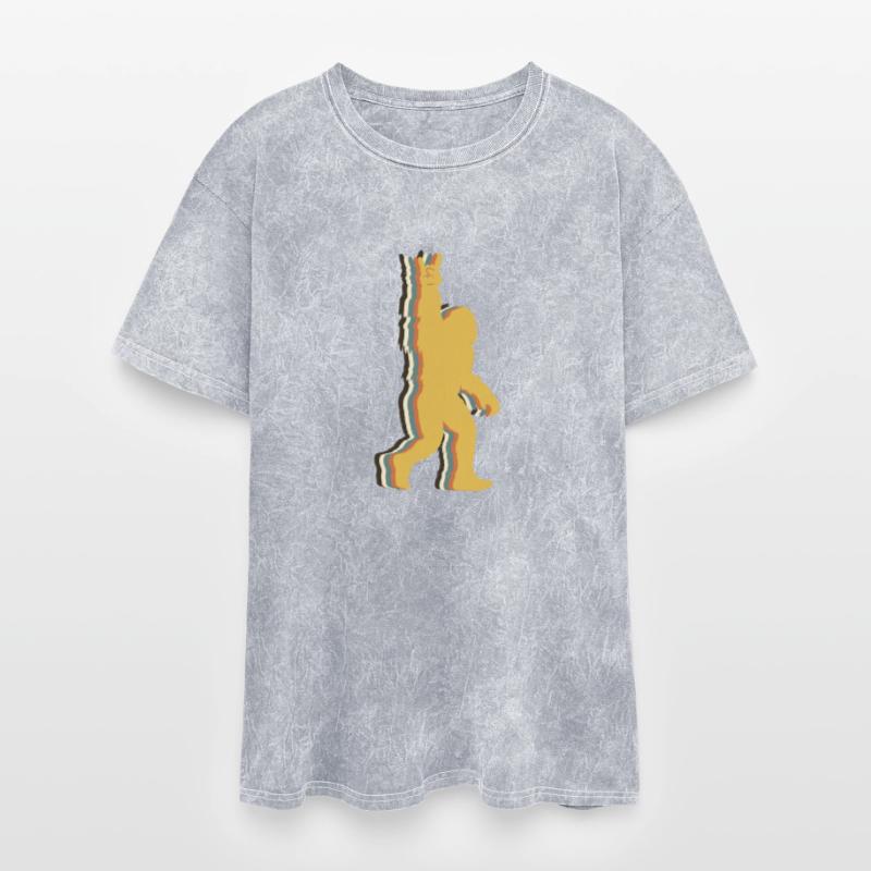 Bigfoot rock on rock lovers sasquatch fans