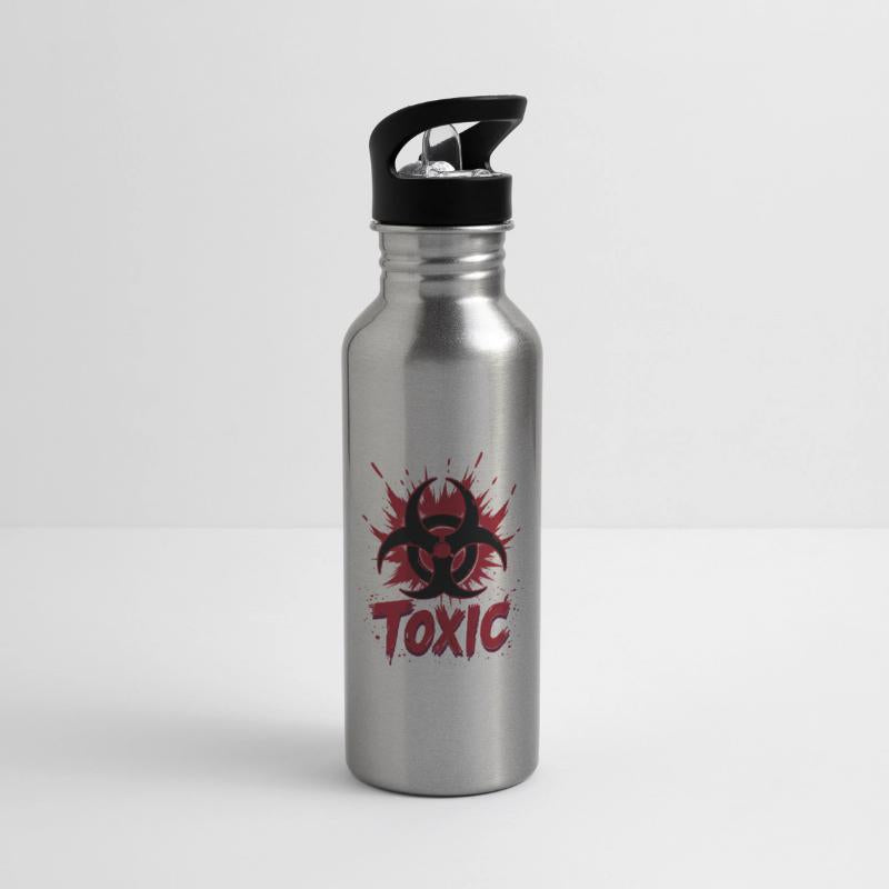 Biohazard Symbol Toxic Grunge Style