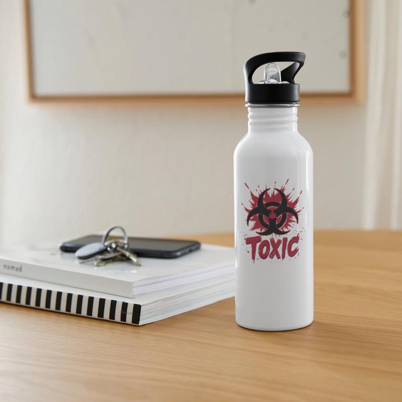 Biohazard Symbol Toxic Grunge Style