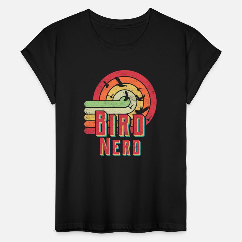 Bird Nerd Bird Watching Watcher Retro Distressed