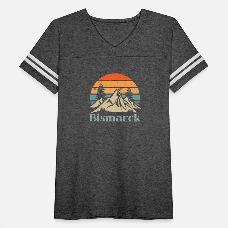Bismarck Retro Vintage Mountain Sunset Outdoors Wi