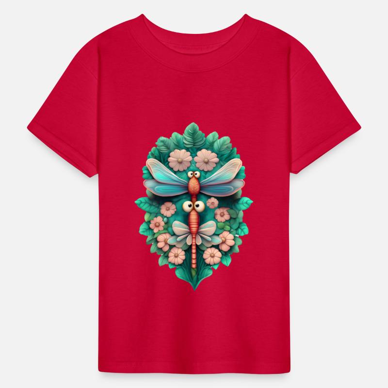 Botanical Daisy Dragonflies