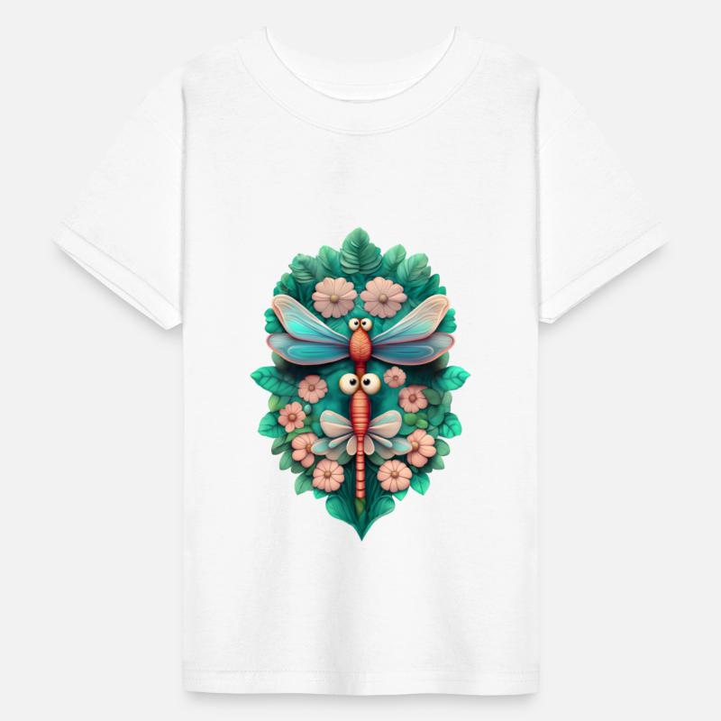 Botanical Daisy Dragonflies