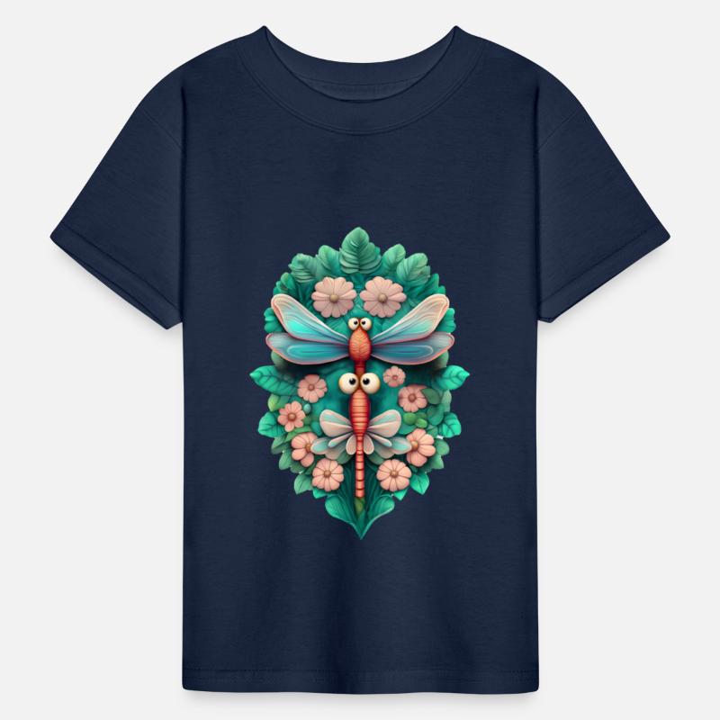 Botanical Daisy Dragonflies