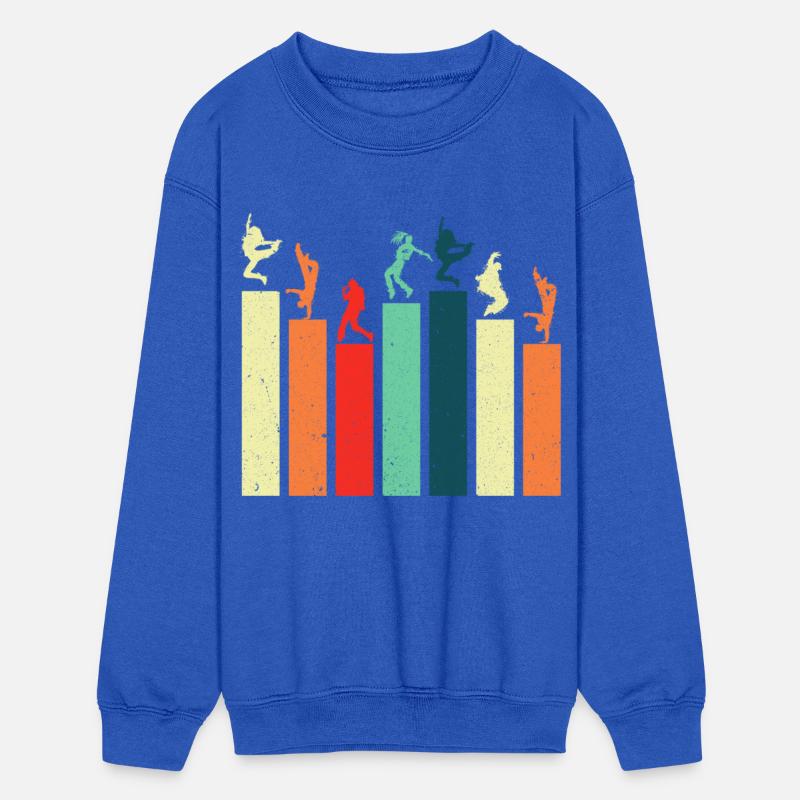 Break dancing Bboy poses Retro Vintage Hip Hop