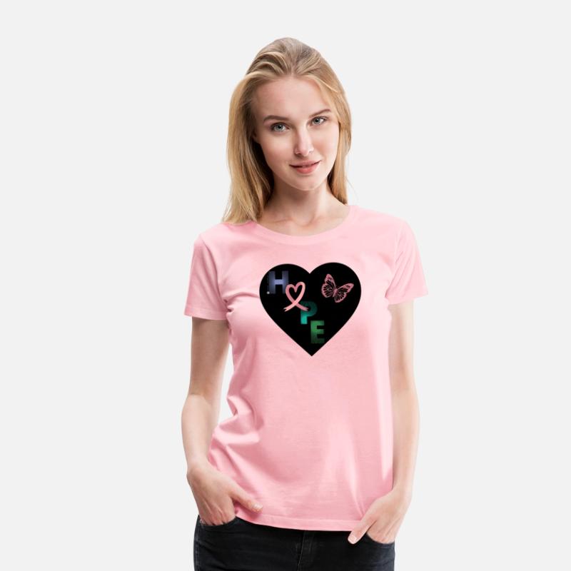 Breast Cancer Hope and Butterfly Heart