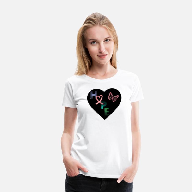 Breast Cancer Hope and Butterfly Heart