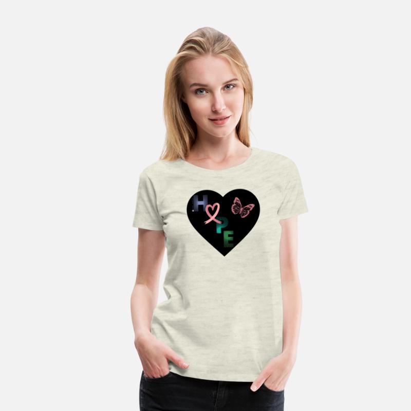 Breast Cancer Hope and Butterfly Heart