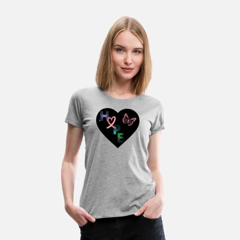 Breast Cancer Hope and Butterfly Heart