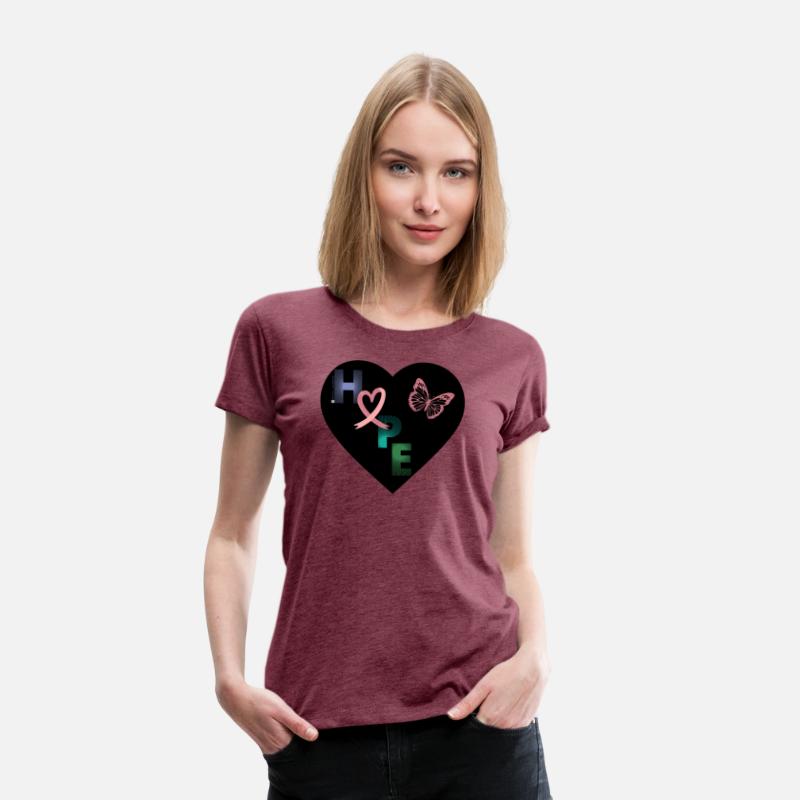 Breast Cancer Hope and Butterfly Heart