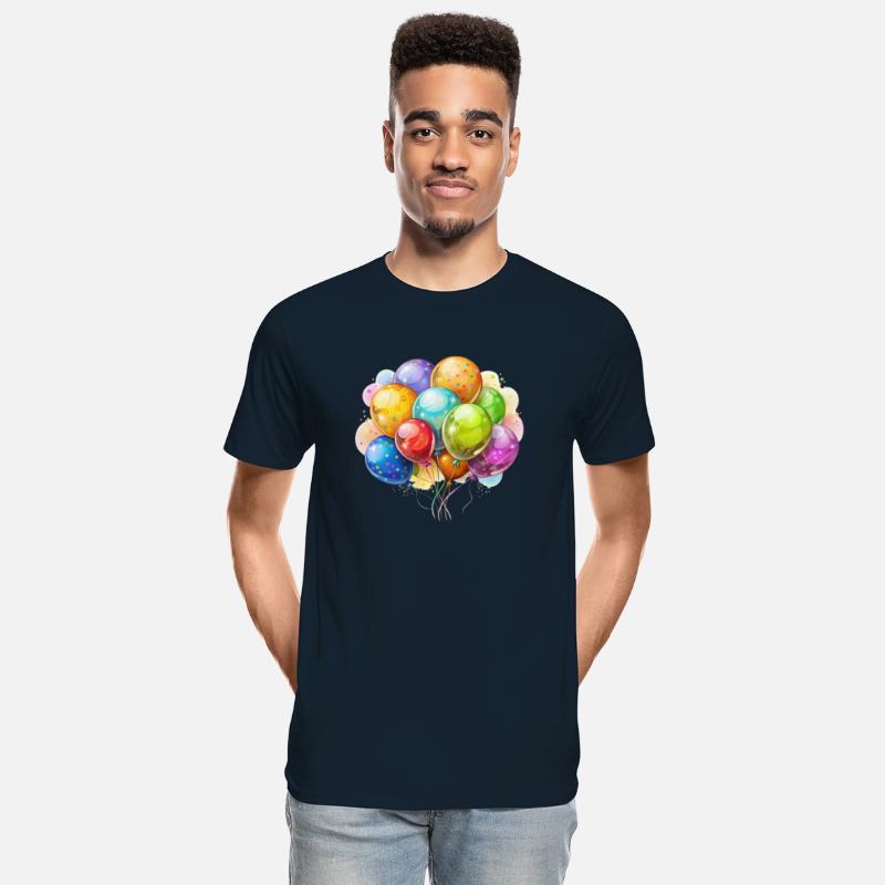 Bright balloons for birthday