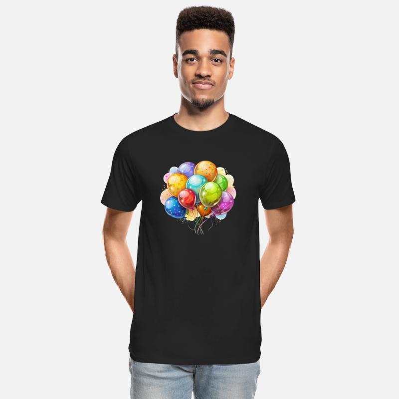 Bright balloons for birthday