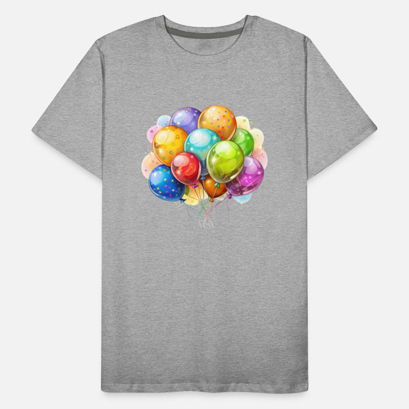 Bright balloons for birthday