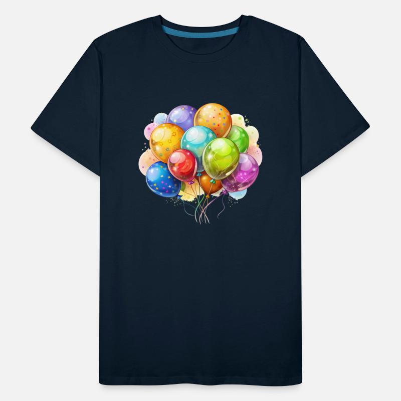 Bright balloons for birthday