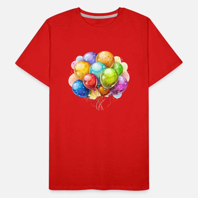 Bright balloons for birthday