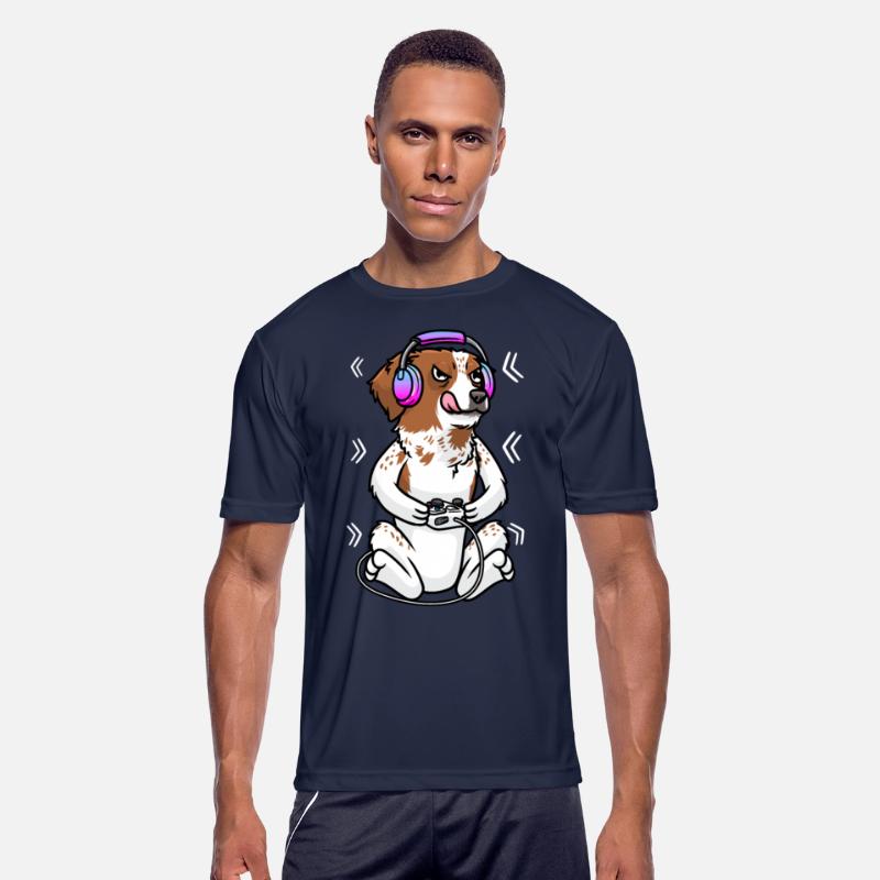 Brittany Spaniel Dog Video Game Gamer Gaming