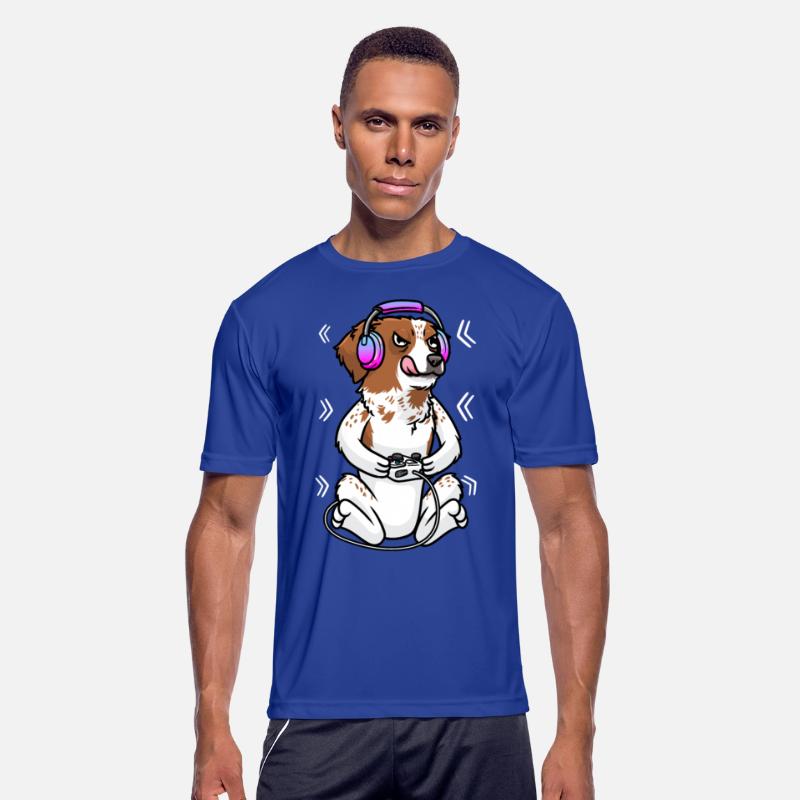 Brittany Spaniel Dog Video Game Gamer Gaming