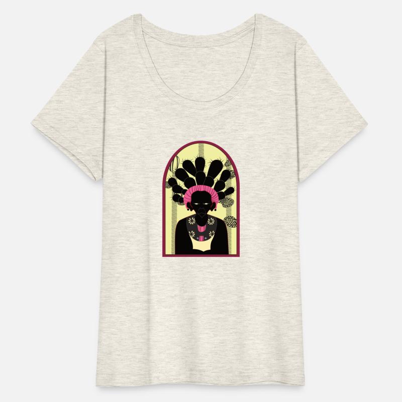 Cactus Plant Lady Window Design