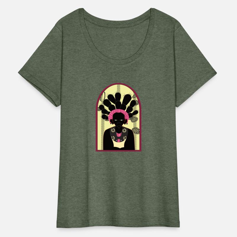 Cactus Plant Lady Window Design