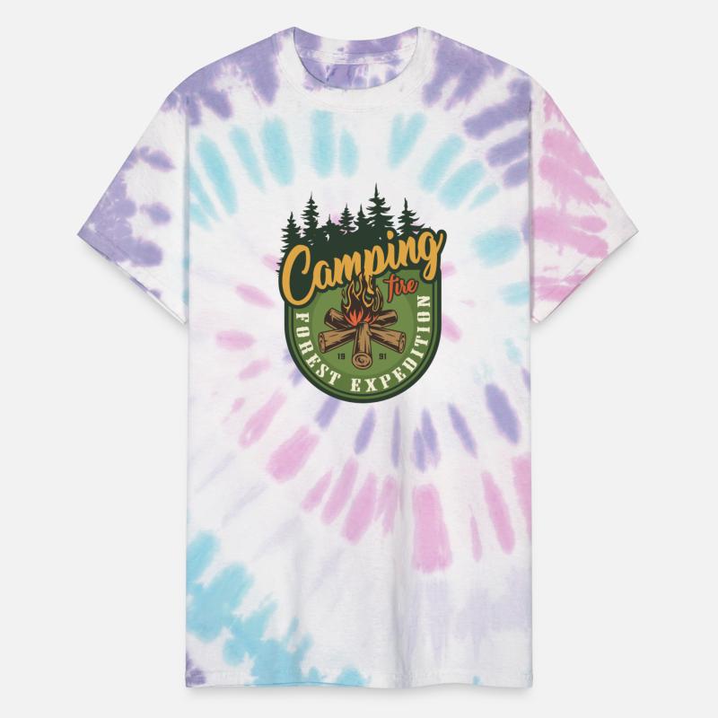 Camping Fire Forest Expedition hipster