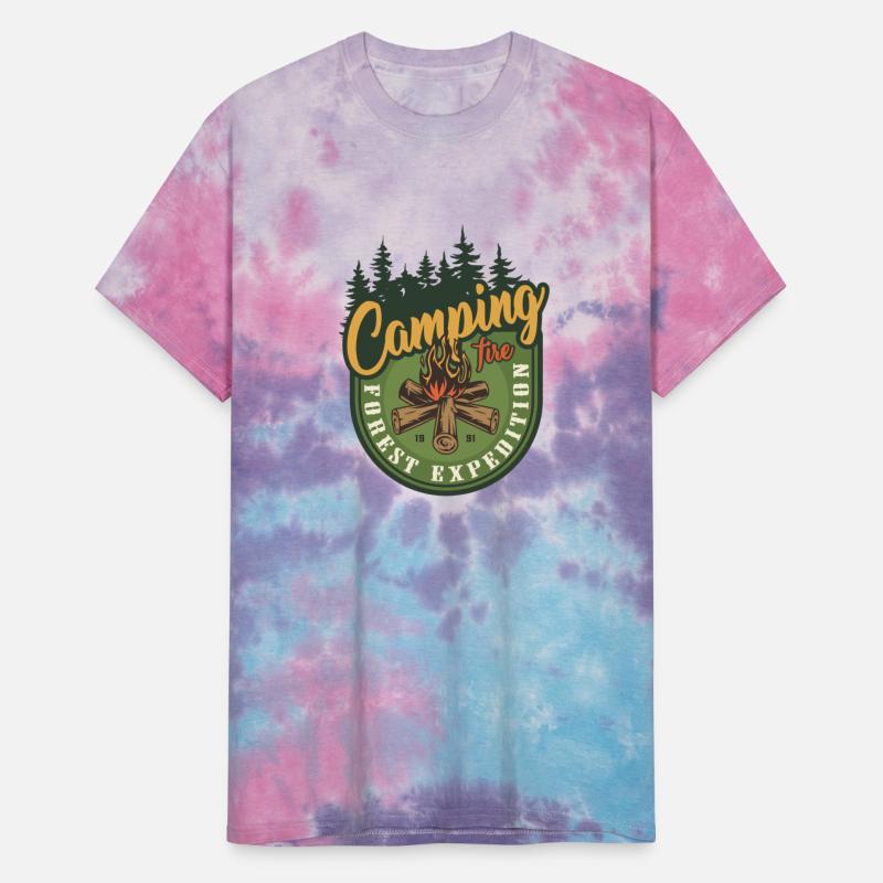 Camping Fire Forest Expedition hipster