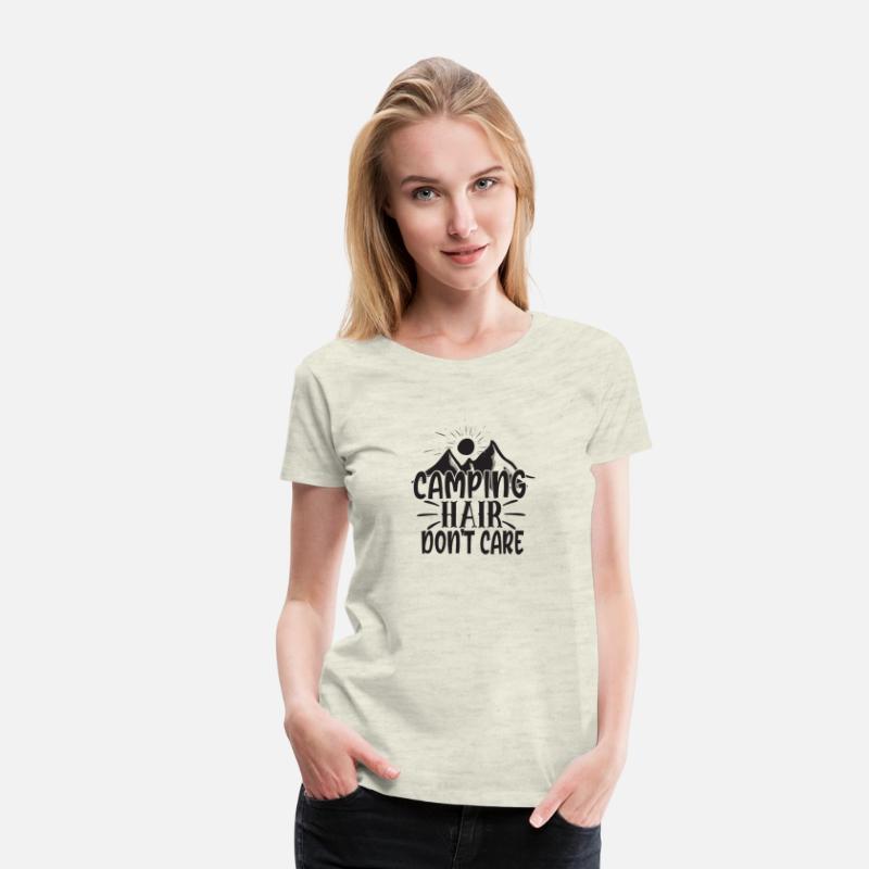 Camping Hair, Don’t Care–Messy, Wild,and Free Tee
