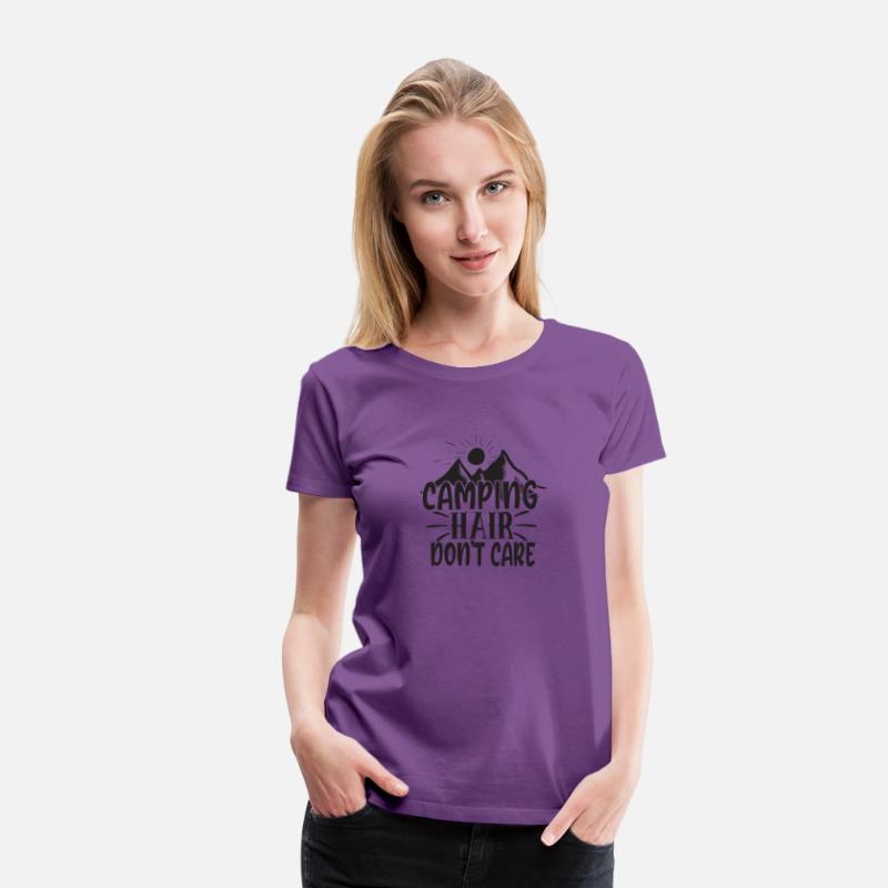 Camping Hair, Don’t Care–Messy, Wild,and Free Tee