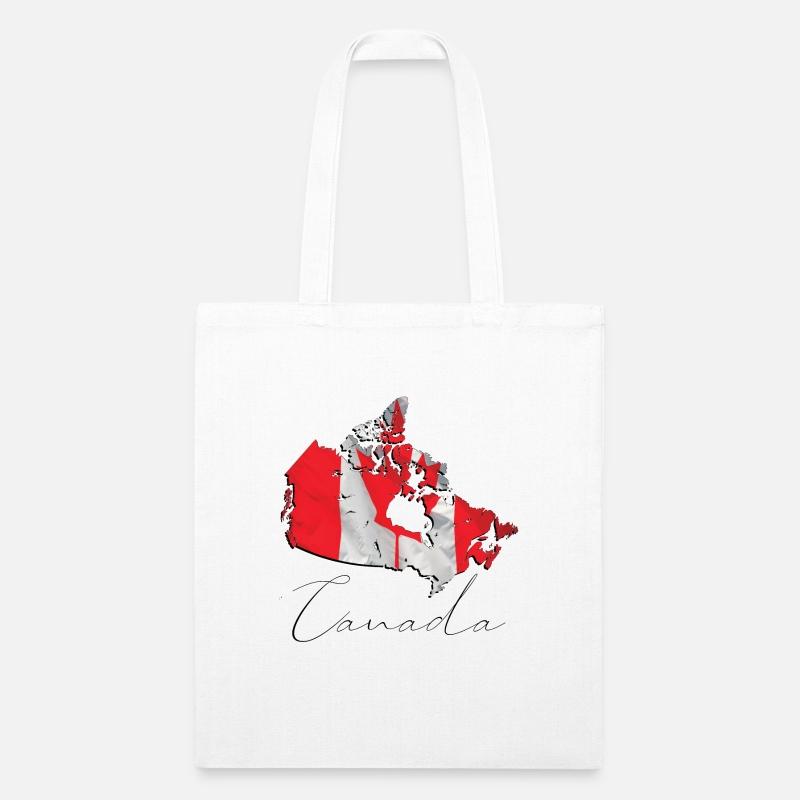 Canada Flag in Canada Map EN