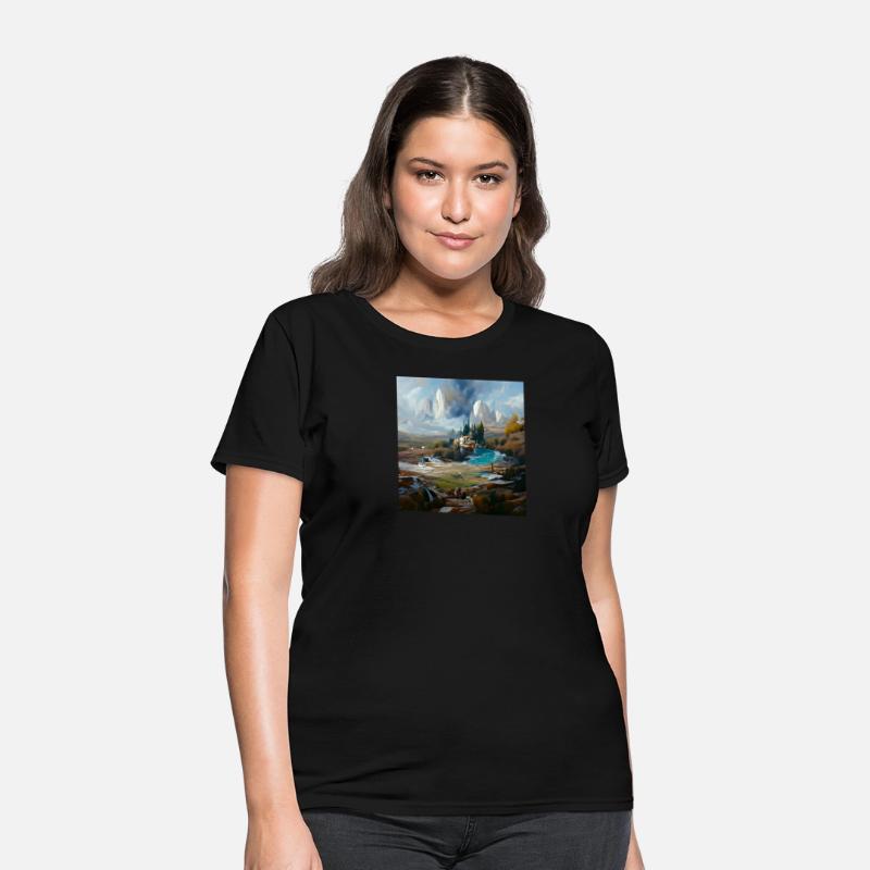 Castle Ruins, Rushing Water in a Strange Land