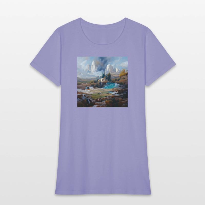 Castle Ruins, Rushing Water in a Strange Land