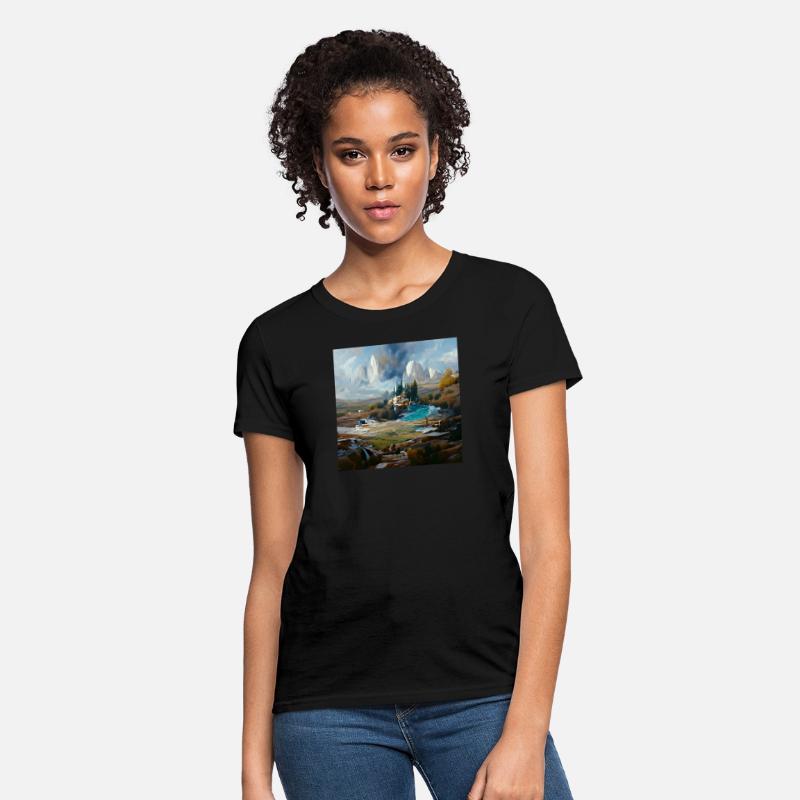 Castle Ruins, Rushing Water in a Strange Land