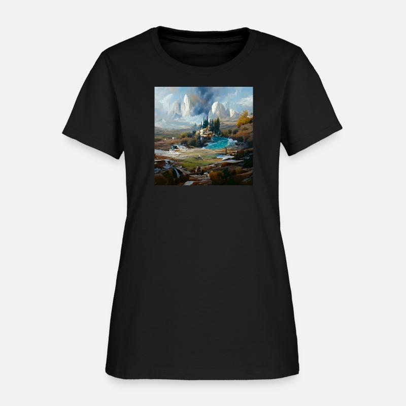 Castle Ruins, Rushing Water in a Strange Land